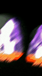 a purple and orange background with the number 3 in the middle