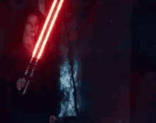 Rey Star Wars Red Lightsaber GIF - Rey Star Wars Red Lightsaber Dark Side GIFs