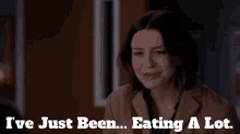 Greys Anatomy Amelia Shepherd GIF - Greys Anatomy Amelia Shepherd Ive Just Been Eating A Lot GIFs