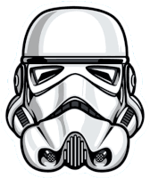 Stormtrooper Imperial Sticker - Stormtrooper Imperial Star Wars Stickers