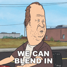 We Can Blend In Butt-head GIF - We Can Blend In Butt-head Mike Judges Beavis And Butt-head GIFs