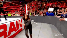 a wrestling match is being broadcast live on wwe network