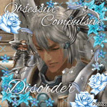 a picture of a man with the words obsessive compulsive disorder