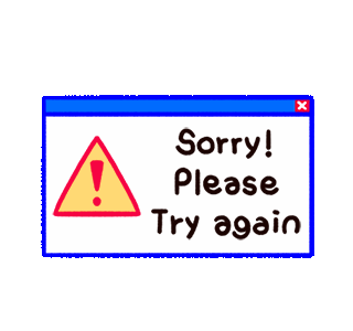 Error 404 Sticker - Error 404 Try Again Stickers