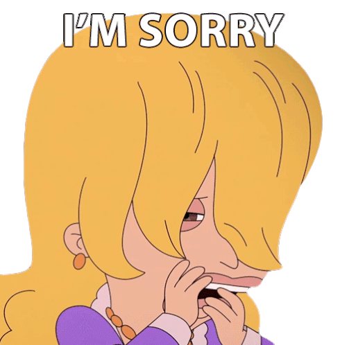 Im Sorry Lola Skumpy Sticker - Im Sorry Lola Skumpy Big Mouth Stickers