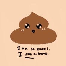 Kawaii Poop GIF