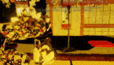 a drawing of a woman in a kimono with the name donryuha on the bottom right