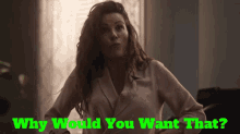 Station19 Carina Deluca GIF - Station19 Carina Deluca Why Would You Want That GIFs