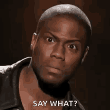 Kevin Hart Say What GIF - Kevin Hart Say What Stare GIFs