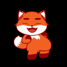 dancing red fox