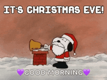 Christmaseve Snoopy GIF - Christmaseve Snoopy Bell GIFs