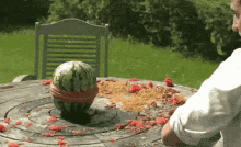 watermelon explode