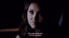 Not Possible Stop Being Cute GIF - Not Possible Stop Being Cute Katherine Pierce GIFs