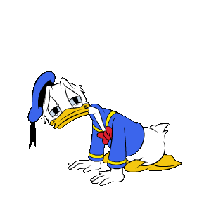 Donald Duck Blueface Sticker - Donald Duck Blueface Disappointed Stickers
