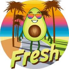 fresh avocado adventures joypixels feeling it feel the vibe