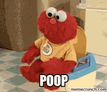 Poop Elmo GIF - Poop Elmo GIFs