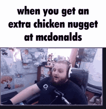 mcdonalds chicken nuggets extra chicken when you
