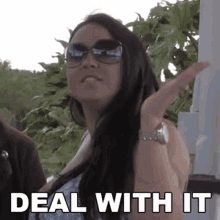 Deal With It Mariah Milano GIF - Deal With It Mariah Milano Dinner With Mariah GIFs