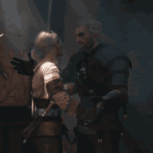 Hugging Ciri GIF - Hugging Ciri Geralt Of Rivia GIFs