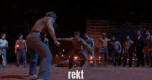 Only The Strong Rekt GIF - Only The Strong Rekt Capoeira GIFs