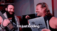 Chris Jericho Kidding GIF - Chris Jericho Kidding GIFs