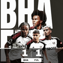 Brighton & Hove Albion F.C. (1) Vs. Fulham F.C. (1) Post Game GIF - Soccer Epl English Premier League GIFs