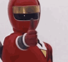 Red Ranger Thumbs Down GIF