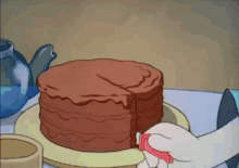 I Ate The Whole Thing GIF - Cake Slice Grab GIFs