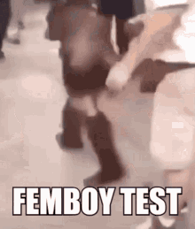 Femboy Test GIF - Femboy Test Monke GIFs
