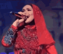 Siti Nurhaliza Dramatic Singing GIF