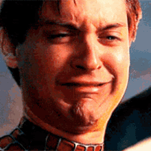 spiderman crying so happy i cant even why me