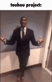Touhou Project Suit Man GIF - Touhou Project Suit Man Guy In Suit Meme GIFs