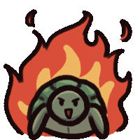 Fire Arson Sticker - Fire Arson Turtle Stickers