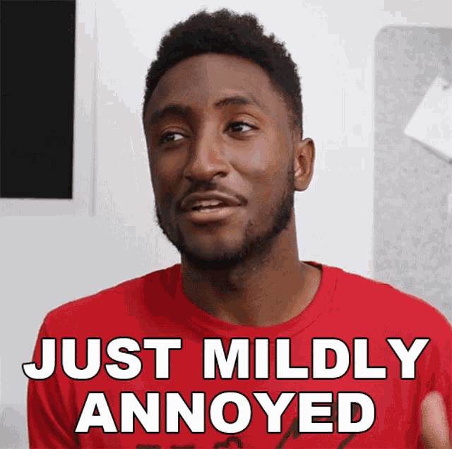 Just Mildly Annoyed Marques Brownlee GIF - Just Mildly Annoyed Marques Brownlee Mildly Irritated GIFs