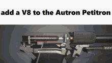 an add a v8 to the autron petitron advertisement