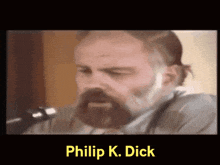 Philip K Dick Sci Fi Writer GIF