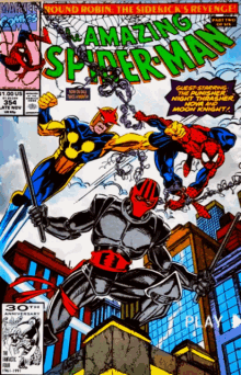 Comic Book Covers Amazing Spiderman GIF - Comic Book Covers Amazing Spiderman The New Warriors GIFs
