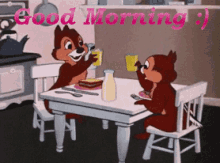 Good Morning Chip And Dale GIF - Good Morning Chip And Dale Cheers GIFs