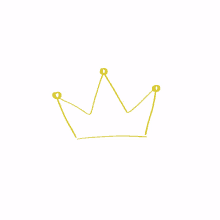 princess crown yellow