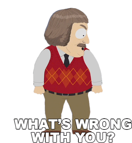 Whats Wrong With You Bucky Bailey Sticker - Whats Wrong With You Bucky Bailey South Park Stickers