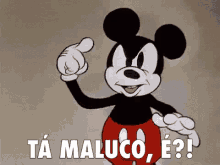 Mickey, Tá Maluco, é GIF