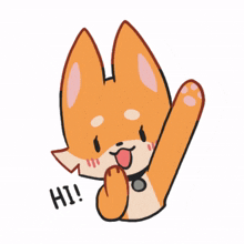 greeting fox