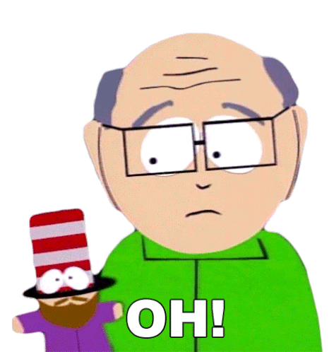 Oh Mr Garrison Sticker - Oh Mr Garrison South Park Stickers