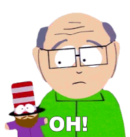 Oh Mr Garrison Sticker - Oh Mr Garrison South Park Stickers