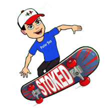 stoked skateboard