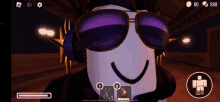 a screenshot of a video game shows a character wearing sunglasses