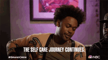 The Self Care Journey Continues Noah GIF - The Self Care Journey Continues Noah Grand Crew GIFs