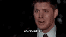 Supernatural What The Hell GIF - Supernatural What The Hell Shocked GIFs