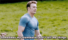 Captain America Teammates GIF - Captain America Teammates Teammates Dont Tell Me Things GIFs