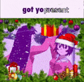 Present Christmas GIF - Present Christmas Azumanga Daioh GIFs